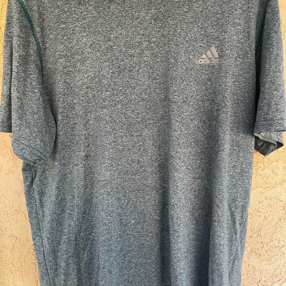 Brand: Adidas dry fit 
Size: large 
Color: green
